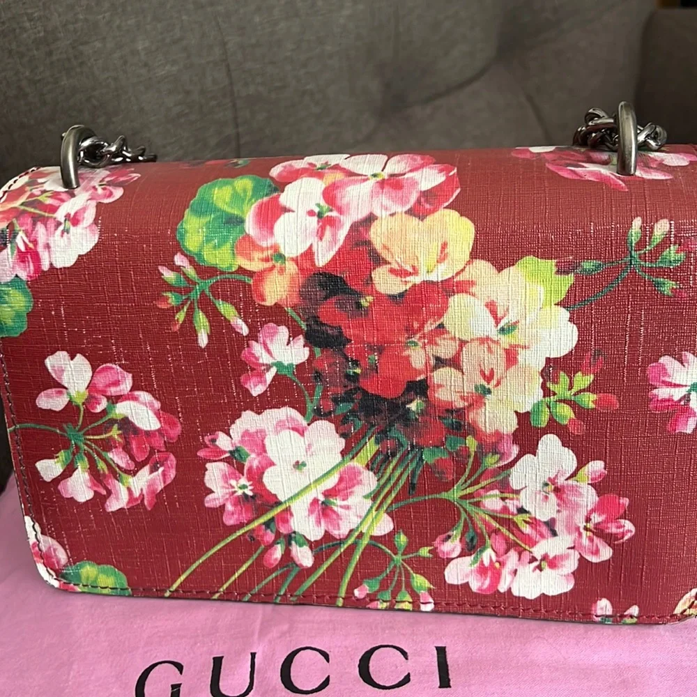 GUCCI BLOOMS DIONYSIS CALFSKIN SHOULDER BAG - Picture 15 of 17